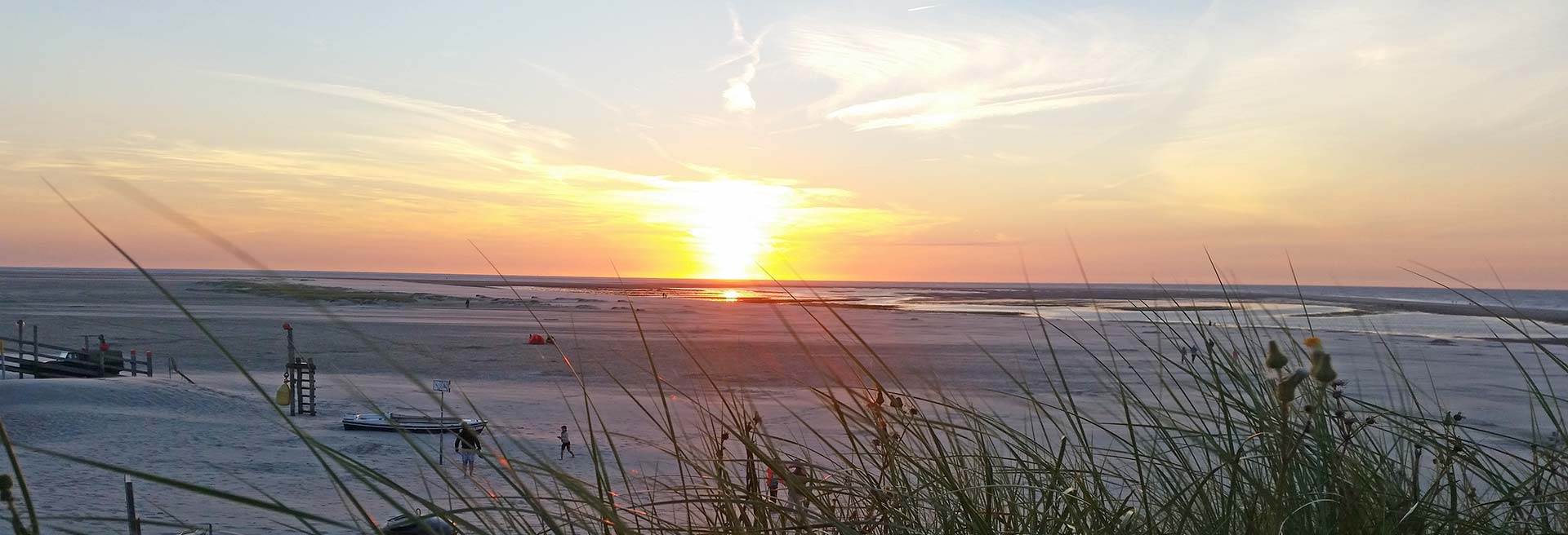 Sonnenuntergang in Renesse - urlaub in renesse