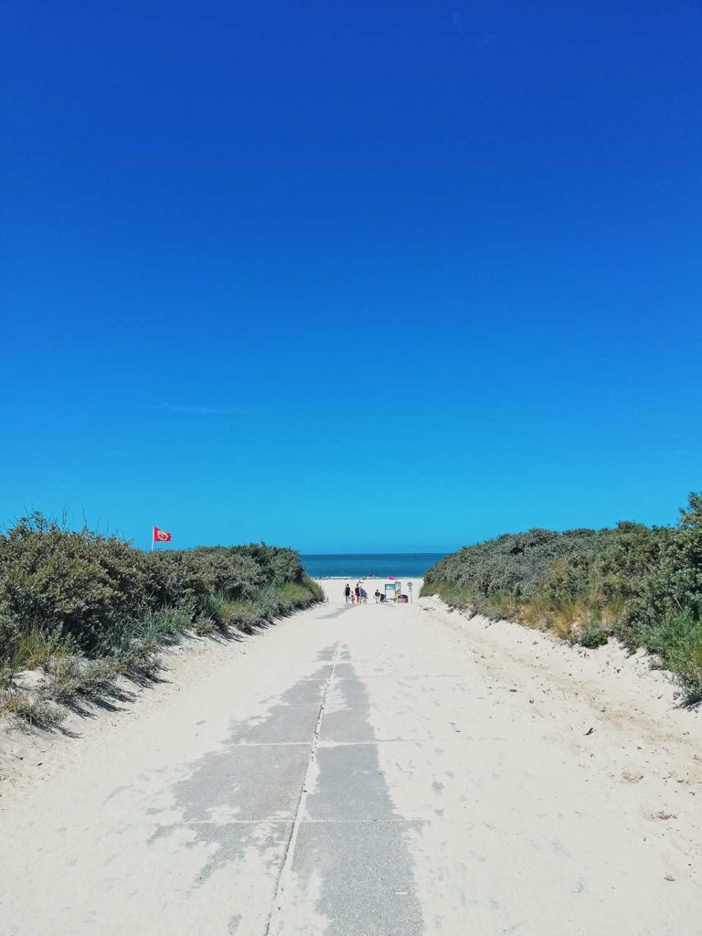 Urlaub in renesse - weg zum strand