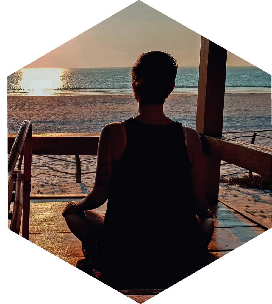 Polygon-Erdungsmeditation