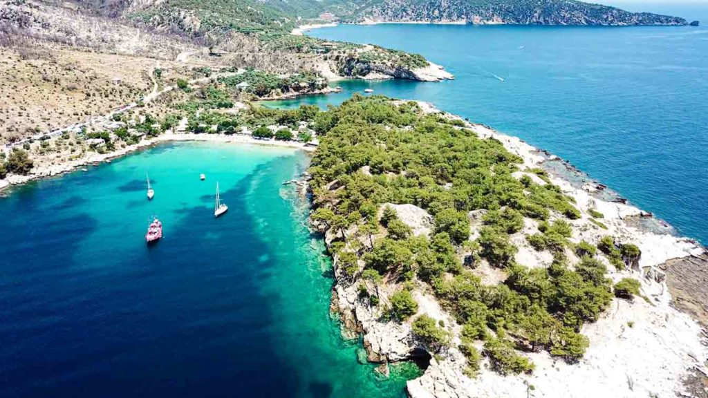 Aliki Beach - Strände Thassos