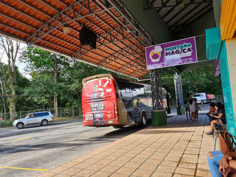 Von La Fortuna nach Santa Elena mit dem Bus