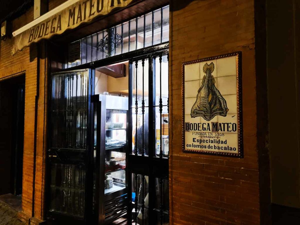 bodega mateo ruiz - besten tapas in sevilla