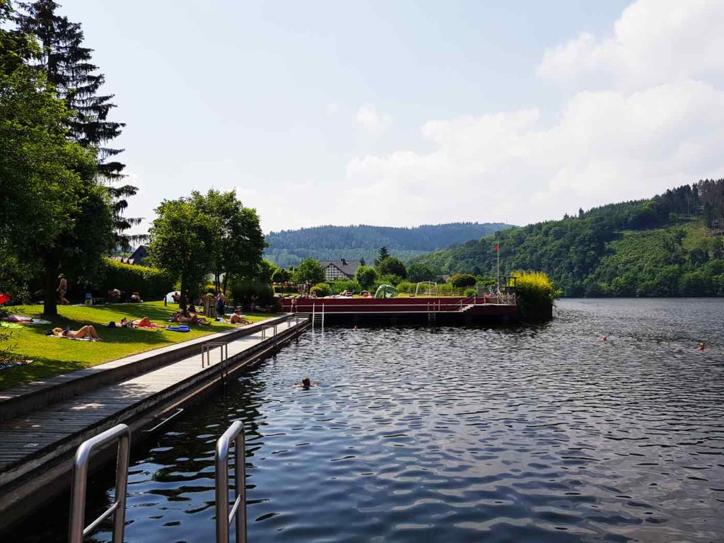 Badesee eifel - Freibad Einruhr