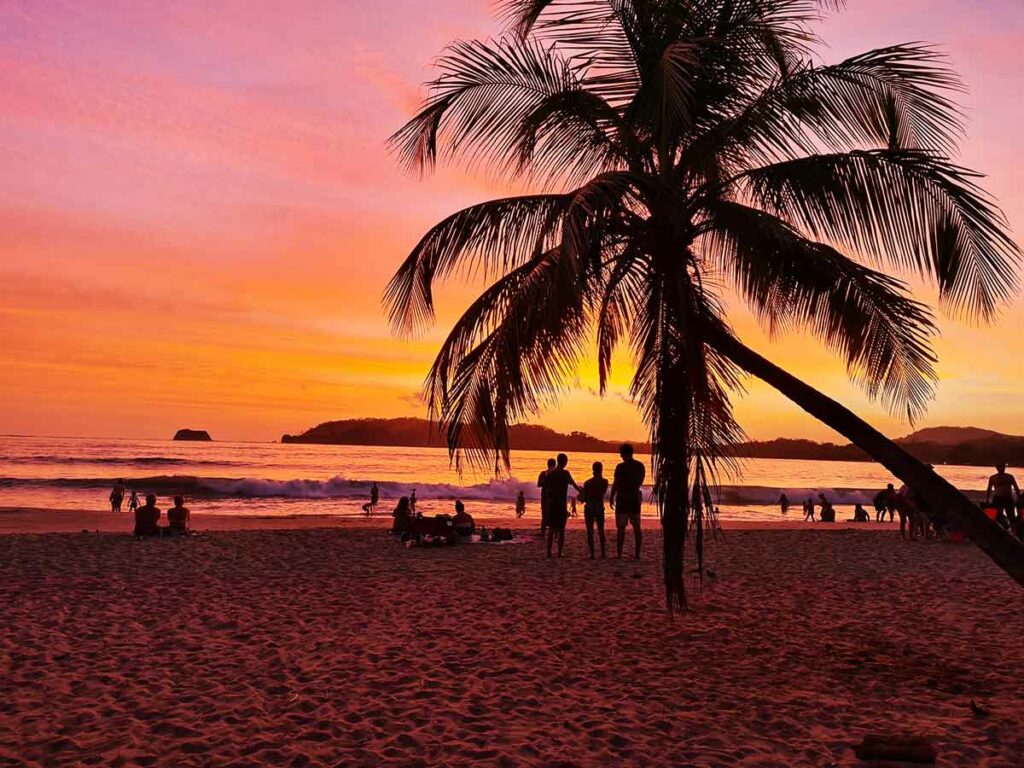 Sonnenuntergang in Carrillo Costa Rica