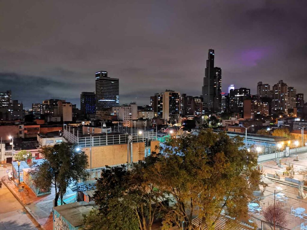 Sehenswürdigkeiten - Bogota bei nacht