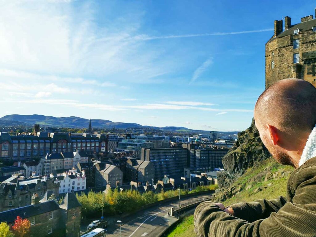 Aussicht vom Edinburgh Castle