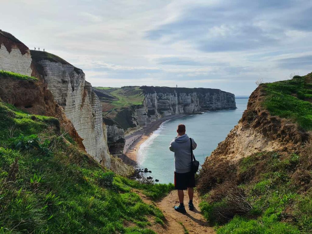 etretat parken frankreich