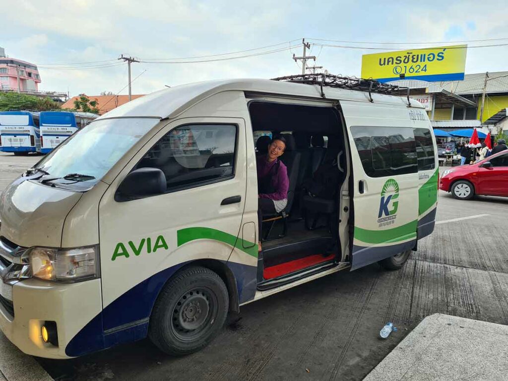 Anreise nach Pai abfahrt in Chiang Mai