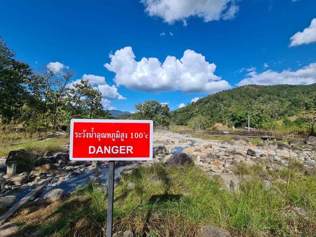 Kostenlose Hot Springs in Pai Mueang Paeng Hot Spring