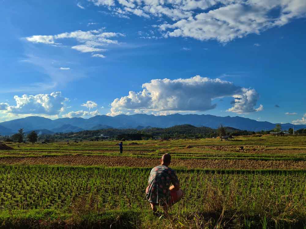 Landschaft nordthailand