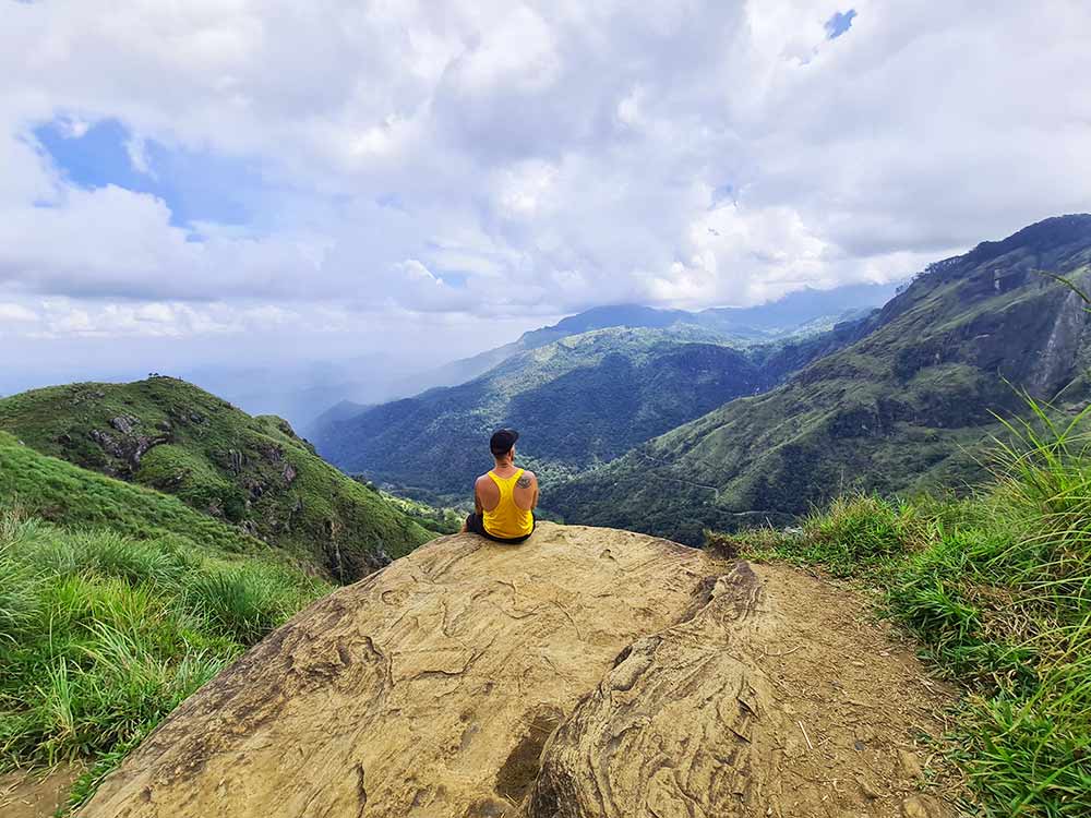 Little Adams Peak Aussicht Ella Sri Lanka