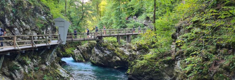 Wandern in Slowenien - Vintgar Klamm Header