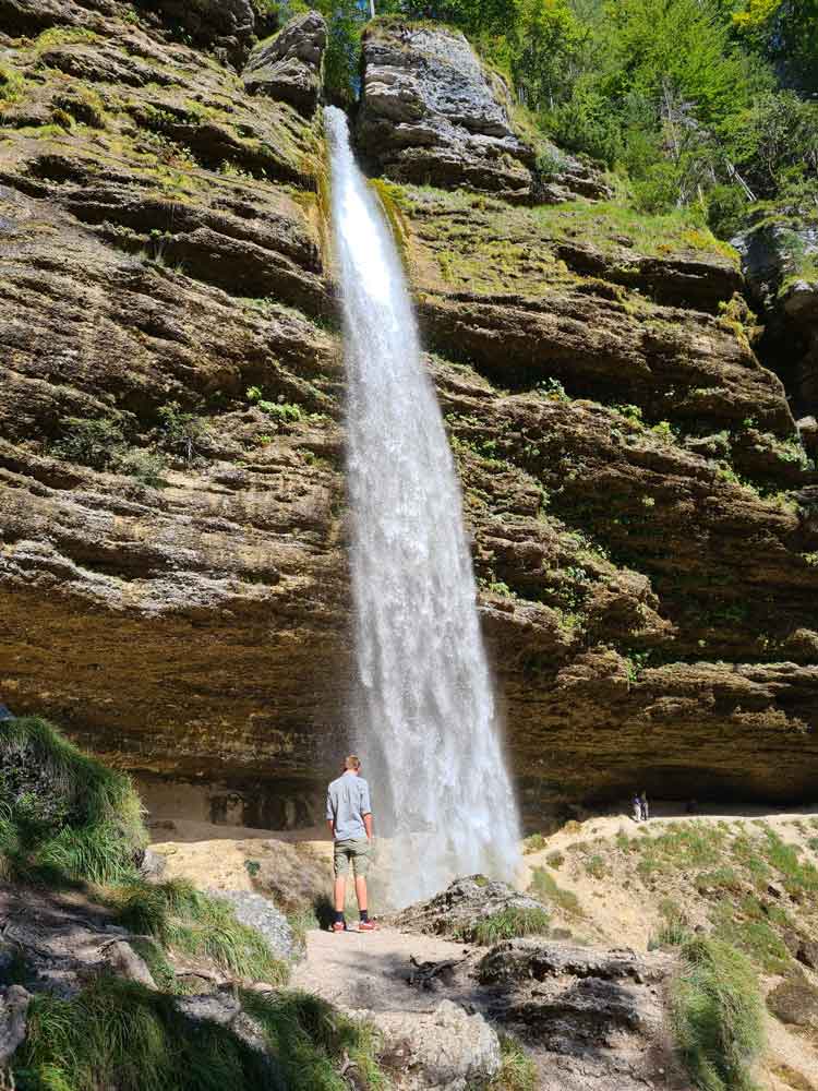 Pericnik Wasserfall wandern
