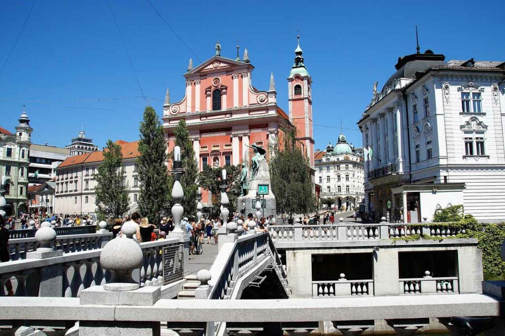Sehenswürdigkeiten Ljubljana Drei Brücken