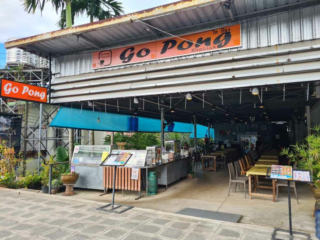 Restaurants in Khao Lak go pong