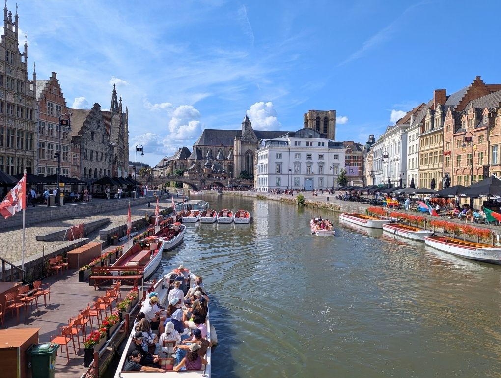 Bootsfahrt in Gent