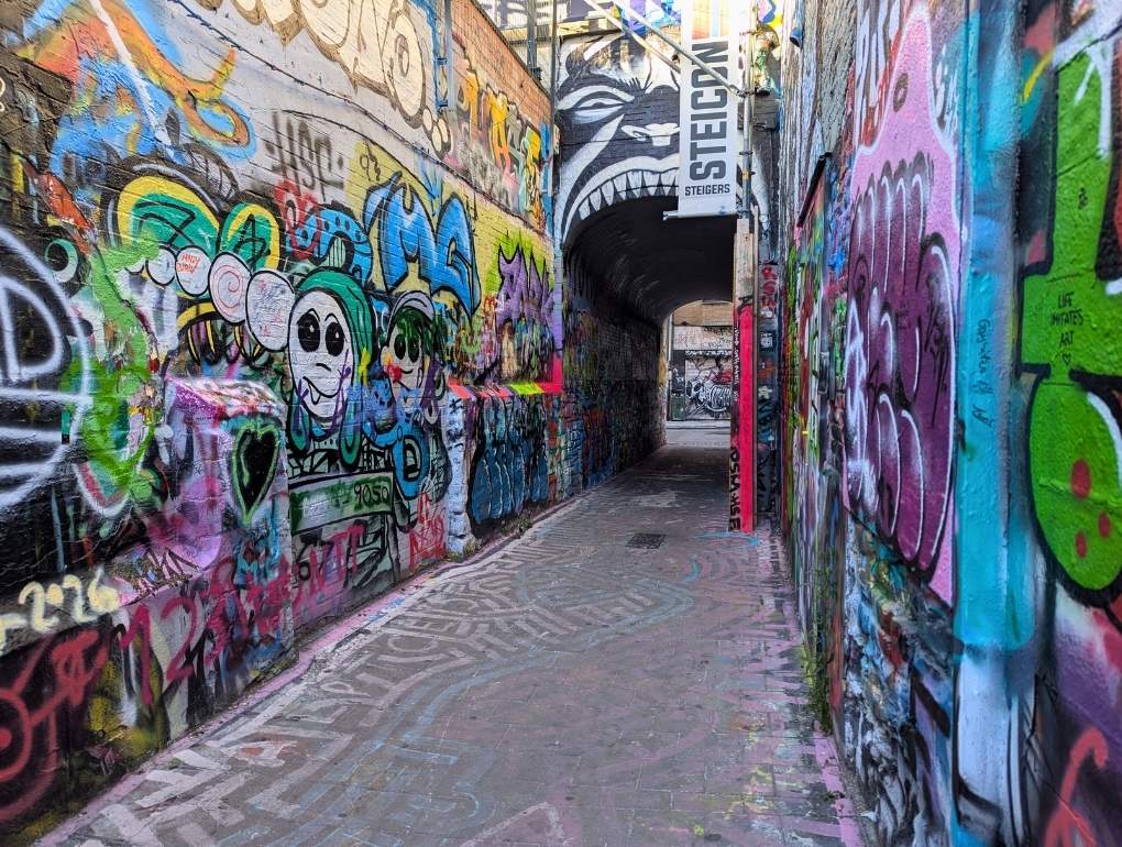Graffitistraße Gent